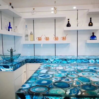 Semi-Precious Gemstone Installation, Boca Raton Countertop Installers